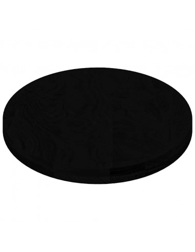 Piano Tavolo Marrone Scuro 120x60x4 cm in Rovere Massello Ovale