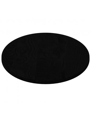 Piano Tavolo Marrone Scuro 120x60x2 cm in Rovere Massello Ovale