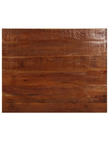 Piano Tavolo 100x80x3,8 cm Rettangolare in Massello di Recupero