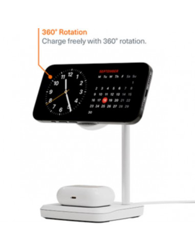 QI2 2IN1 CHARGEBASE - WHITE