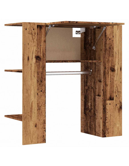 Scaffale Ingresso Legno Antico 97,5x37x99 cm Legno Multistrato