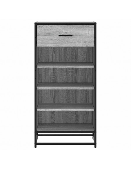 Scarpiera Grigio Sonoma 48x38x97,5 cm in Legno Multistrato