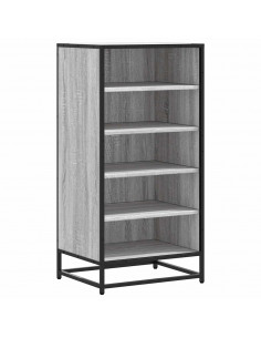 Scarpiera Grigio Sonoma 48x38x97,5 cm in Legno Multistrato
