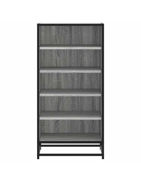 Scarpiera Grigio Sonoma 48x38x97,5 cm in Legno Multistrato