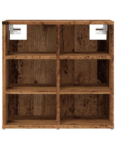 Scarpiere 2 pz Legno Antico 52x30x50 cm