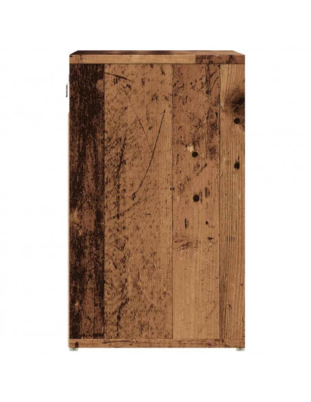 Scarpiere 2 pz Legno Antico 52x30x50 cm