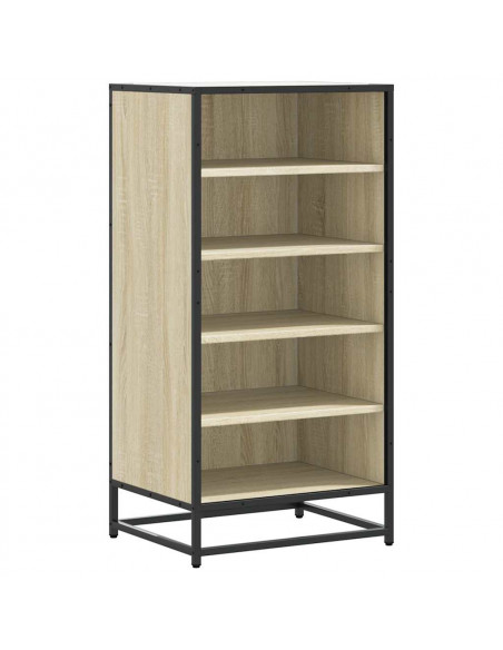Scarpiera Rovere Sonoma 48x38x97,5 cm in Legno Multistrato