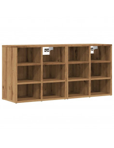 Scarpiere 2 pz Rovere Artigianale 52x30x50 cm 2