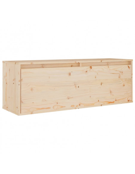 Mobili Porta TV 4 pz in Legno Massello di Pino