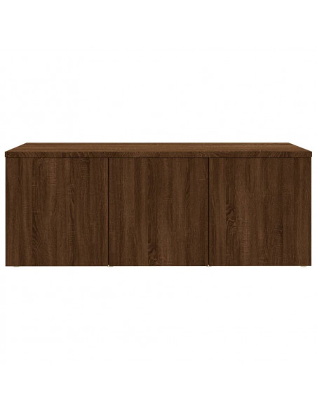 Mobile Porta TV Rovere Marrone 80x34x30 cm in Legno Multistrato