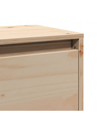 Pensili 2 pz 100x30x35 cm in Legno Massello di Pino