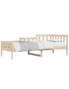 Dormeuse 80x200 cm in Legno Massello di Pino 2