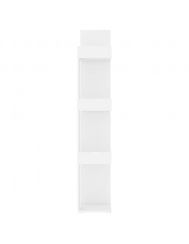 Libreria Bianca 86x25,5x140 cm in Legno Multistrato