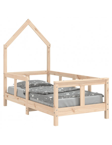 Giroletto per Bambini 70x140 cm in Legno Massello di Pino