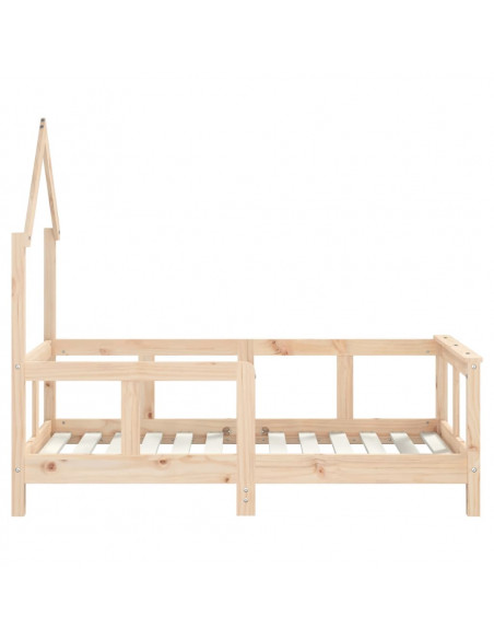 Giroletto per Bambini 70x140 cm in Legno Massello di Pino