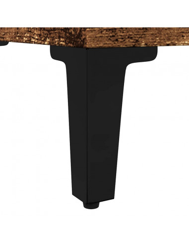 Armadietto da Bagno Legno Antico 30x30x100 cm in Truciolato