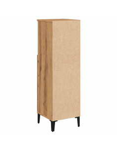 Armadietto da Bagno Rovere Artigianale 30x30x100 cm Truciolato