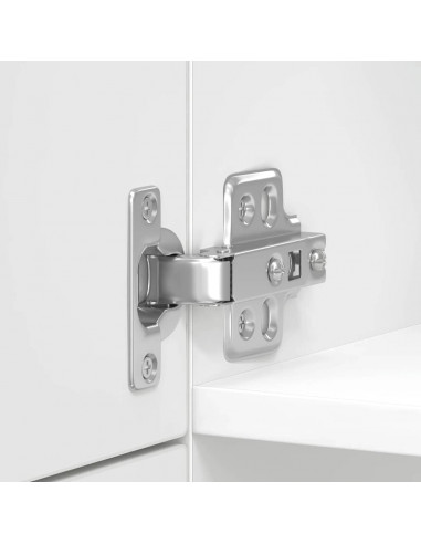 Armadio da Cucina Porto Bianco Lucido in Legno Multistrato