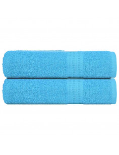 Asciugamani Bagno 2 pz Turchesi 100x150 cm 360 g/m² 100% Cotone