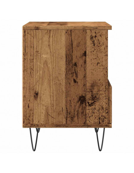 Comodino Legno Antico 40x35x50 cm in Legno Multistrato