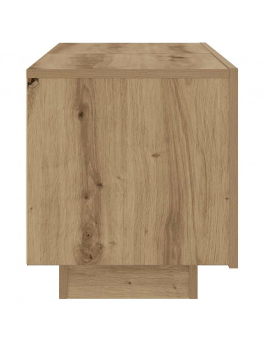 Comodino Rovere Artigianale 100x35x40 cm in Legno Multistrato