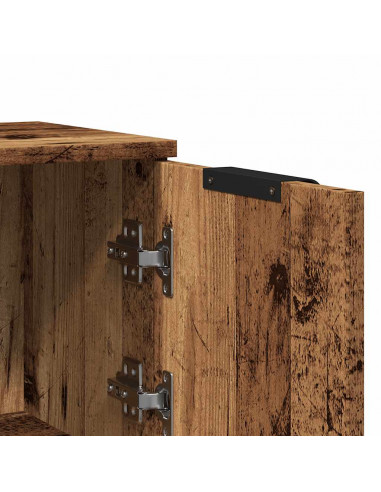 Credenza Legno Antico 30x30x70 cm in Legno Multistrato