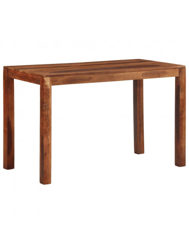 Tavolo da Pranzo 120x60x76 cm in Legno Massello di Acacia