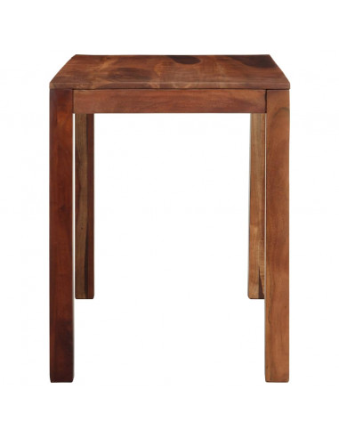 Tavolo da Pranzo 120x60x76 cm in Legno Massello di Acacia