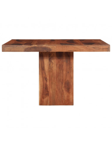 Tavolo da Pranzo 120x120x77 cm Legno Massello di Acacia