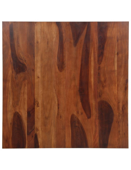 Tavolo da Pranzo 120x120x77 cm Legno Massello di Acacia
