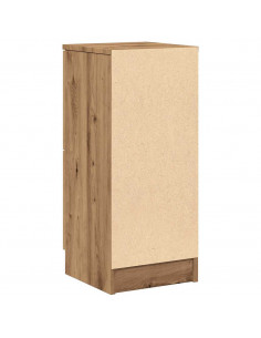 Credenza Rovere Artigianale 30x30x70 cm in Legno Multistrato