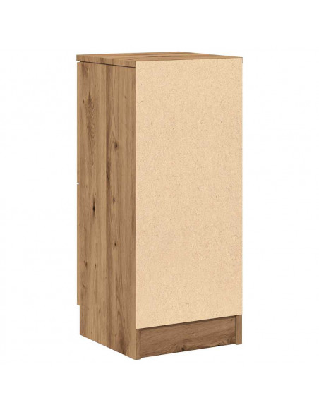 Credenza Rovere Artigianale 30x30x70 cm in Legno Multistrato