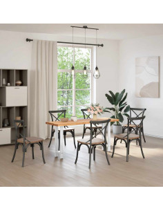 Gambe per Tavolo Consolle Bianche 2 pz 28x(72-73) cm Acciaio 2