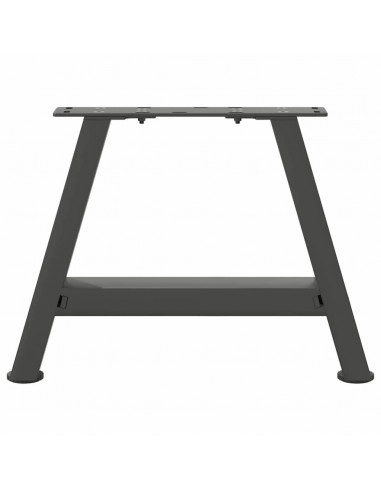 Gambe Tavolino Caffè a A 2 pz Antracite 30x(30-31)cm in Acciaio