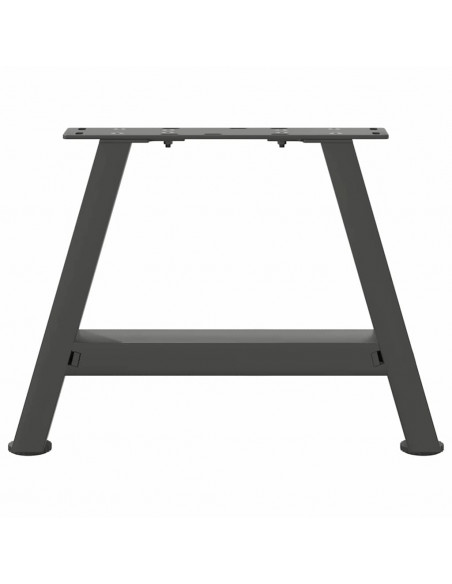 Gambe Tavolino Caffè a A 2 pz Antracite 30x(30-31)cm in Acciaio