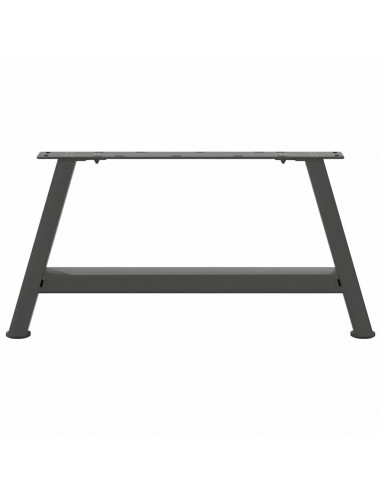 Gambe Tavolino Caffè a A 2 pz Antracite 70x(30-31)cm in Acciaio