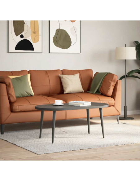 Gambe Tavolino Caffè Forma Conica 4pz Antracite 42-43cm Acciaio