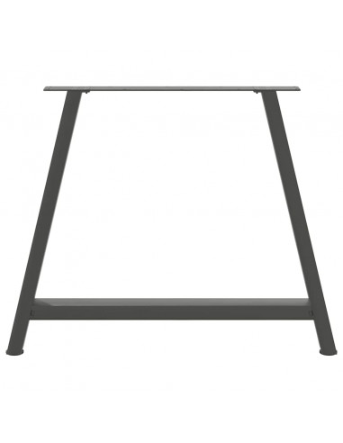 Gambe Tavolo Consolle a A 2 pz Antracite 90x(72-73)cm Acciaio