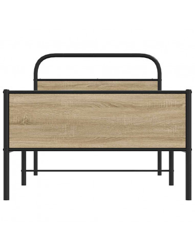 Giroletto senza Materasso Rovere Sonoma 100x200cm in Truciolato