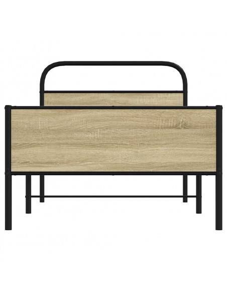 Giroletto senza Materasso Rovere Sonoma 107x203cm in Truciolato