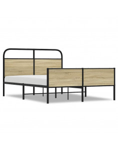 Giroletto senza Materasso Rovere Sonoma 120x190cm in Truciolato