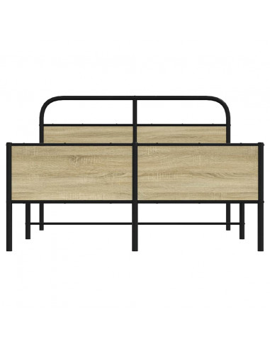 Giroletto senza Materasso Rovere Sonoma 120x190cm in Truciolato