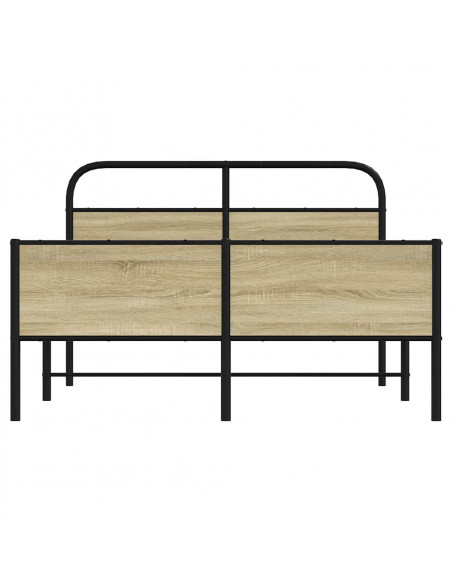 Giroletto senza Materasso Rovere Sonoma 120x190cm in Truciolato