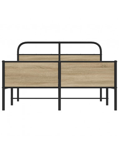 Giroletto senza Materasso Rovere Sonoma 120x200cm in Truciolato