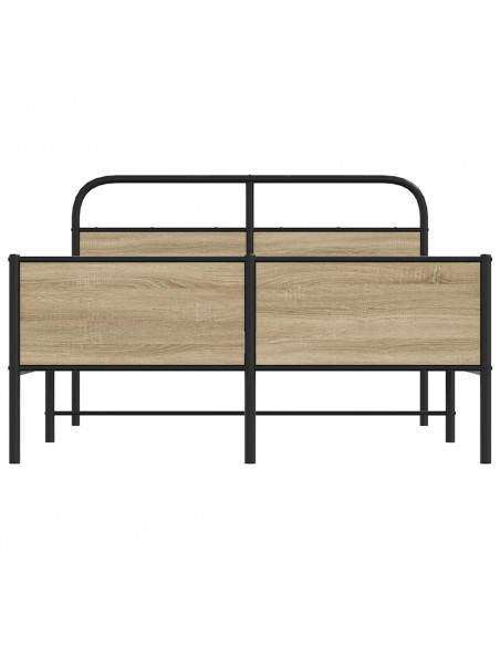 Giroletto senza Materasso Rovere Sonoma 120x200cm in Truciolato