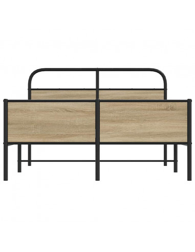 Giroletto senza Materasso Rovere Sonoma 140x190cm in Truciolato