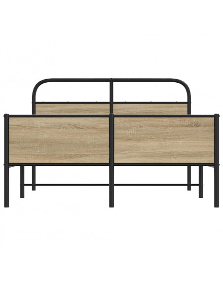 Giroletto senza Materasso Rovere Sonoma 140x190cm in Truciolato