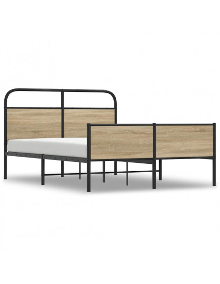 Giroletto senza Materasso Rovere Sonoma 140x200cm in Truciolato