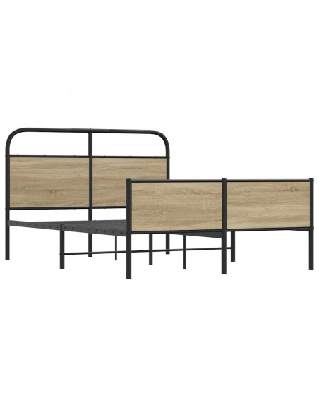 Giroletto senza Materasso Rovere Sonoma 140x200cm in Truciolato
