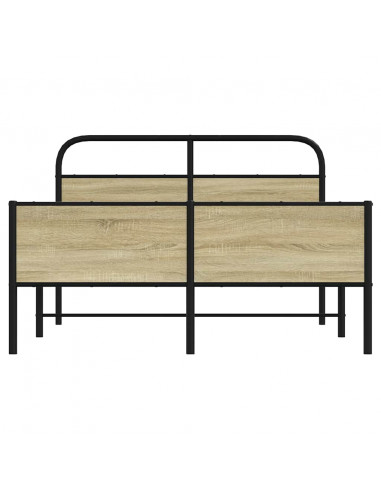 Giroletto senza Materasso Rovere Sonoma 140x200cm in Truciolato